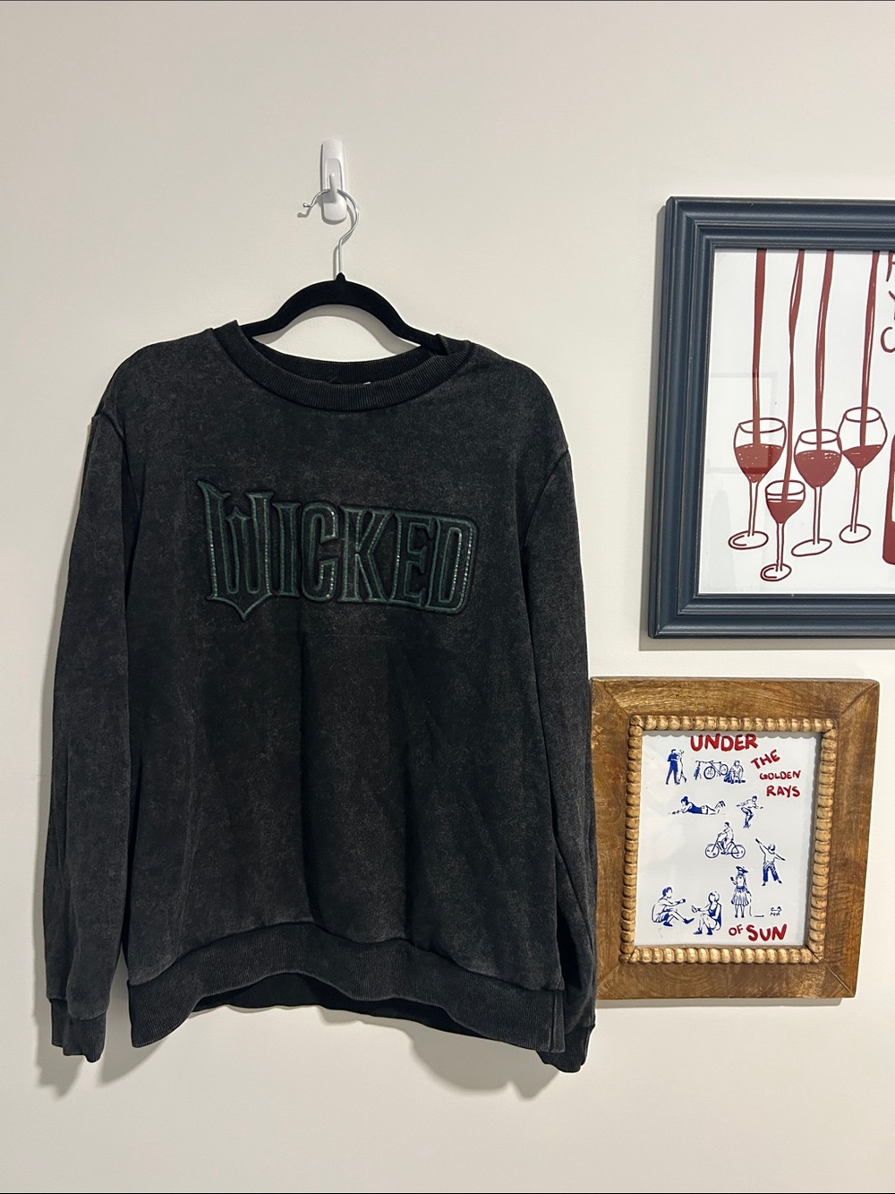 Joe Fresh Wicked Logo Crewneck Sweatshirt - Charcoal